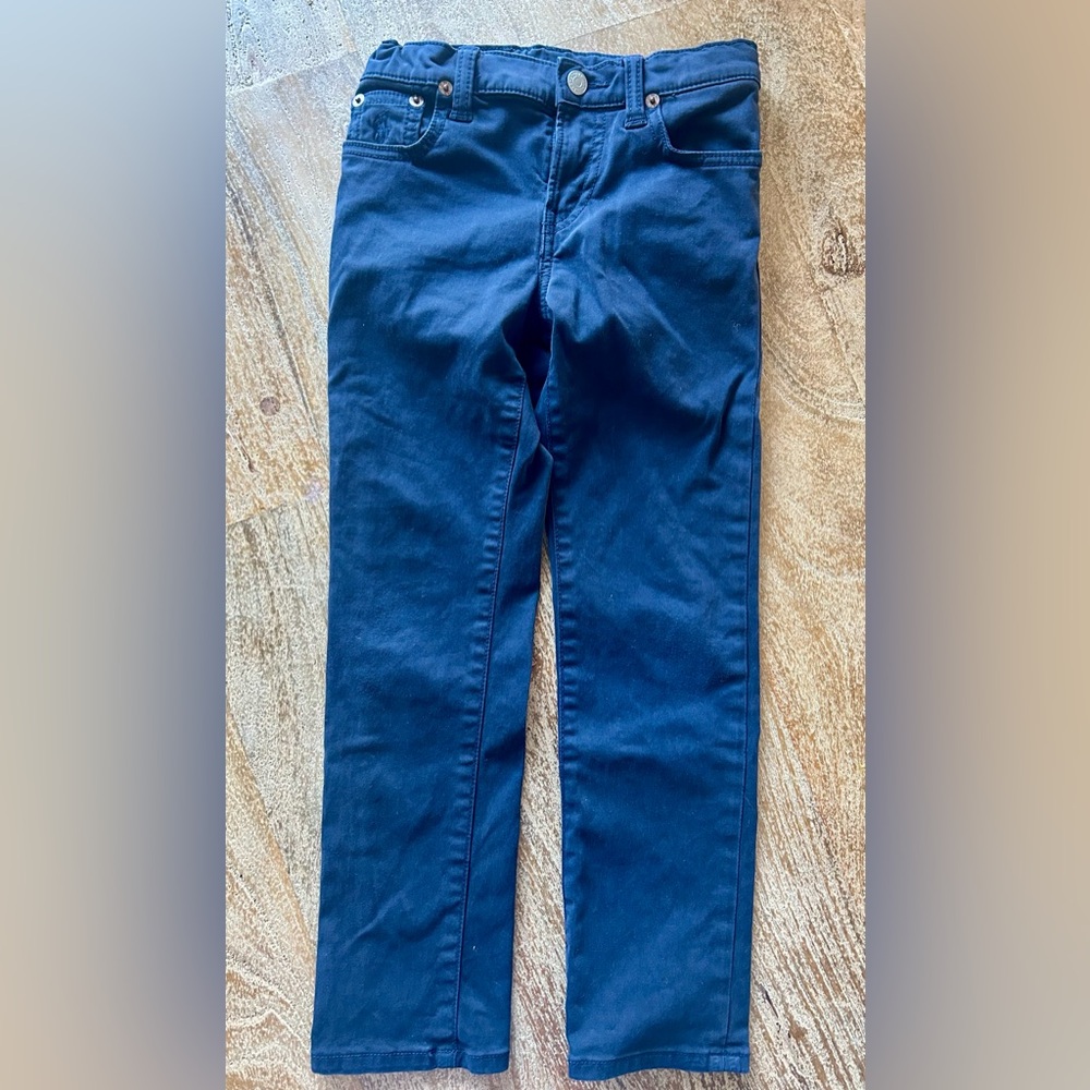 Polo by Ralph Lauren Pants- Navy, Khaki, Blue Jeans- Boys Size 5- Like New - Picture 2 of 9